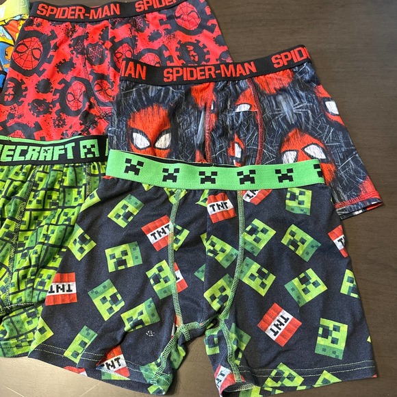 Bundle of 10 Boys Brief Shorts Size 8 - Picture 2 of 5